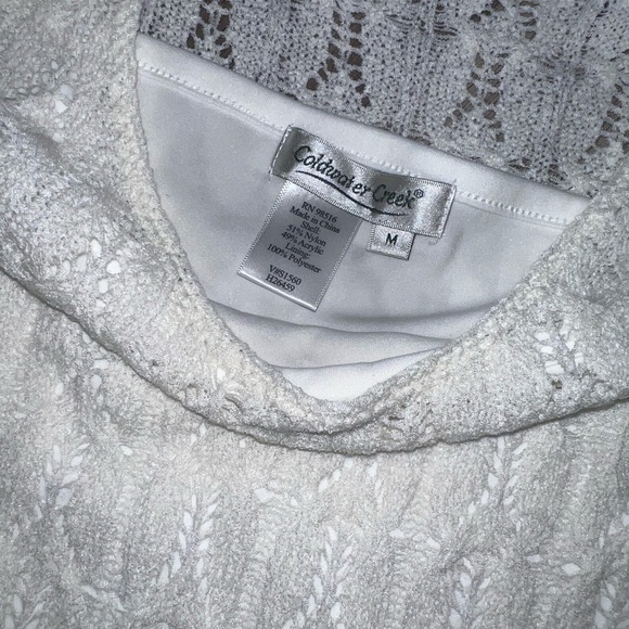 Gorgeous Coldwater Creek Crochet Knit Top & Tank Set - Picture 7 of 8